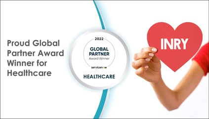 INRY is honored to be named ServiceNow Healthcare Partner of the Year