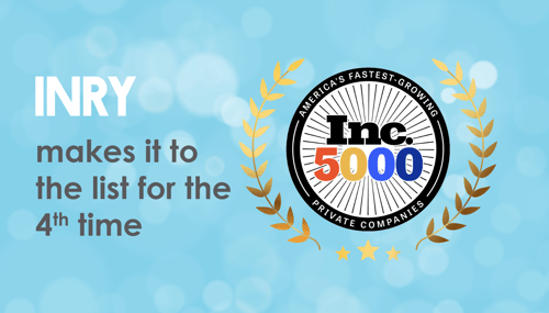 INRY features in the Annual List of America's Fastest-Growing Private Companies — the Inc. 5000