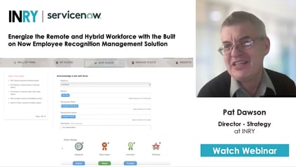INRY Kudos™ Employee Recognition Management Solution - Built on Now™ Application