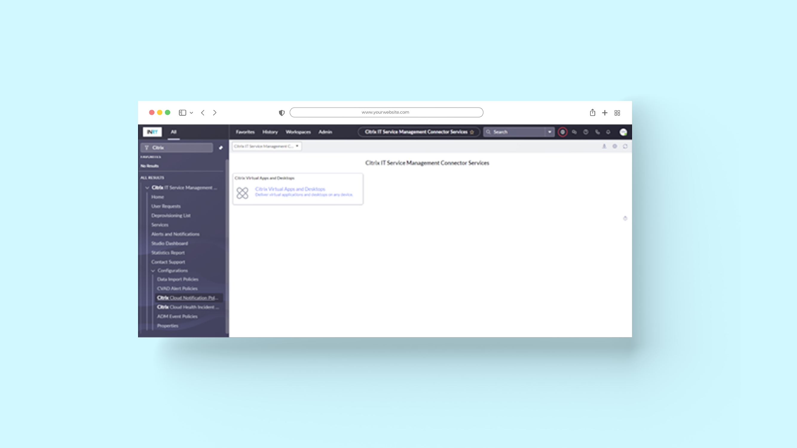 Management of Citrix Platform from ServiceNow ITSM
